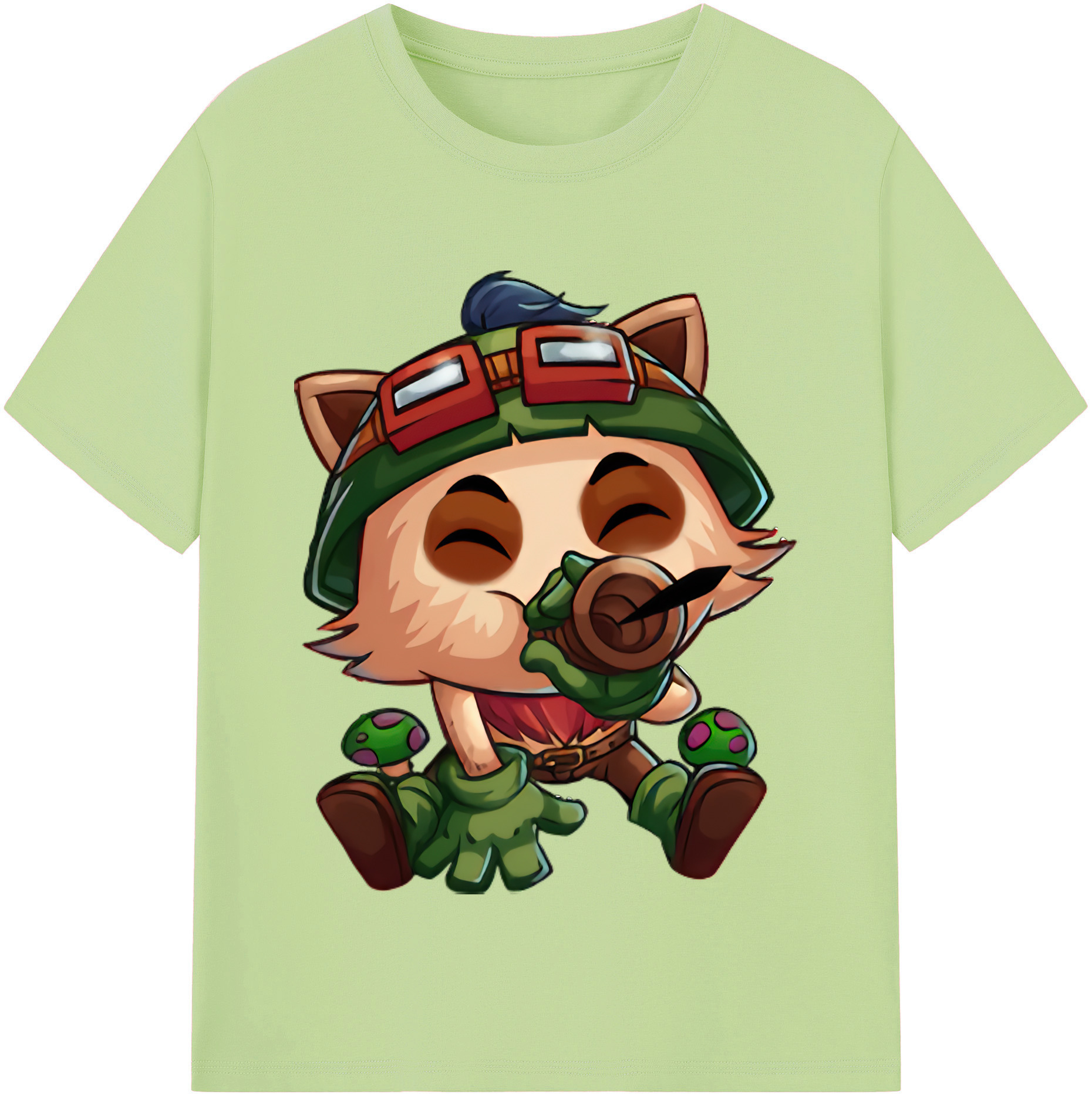 リーグ・オブ・レジェンド League of Legends LOL 綿100％半袖Tシャツ（フロントプリント）